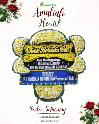 Papan Bunga Duka di Bonan Dolok