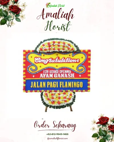 Bunga Papan Congratulation di Bonan Dolok